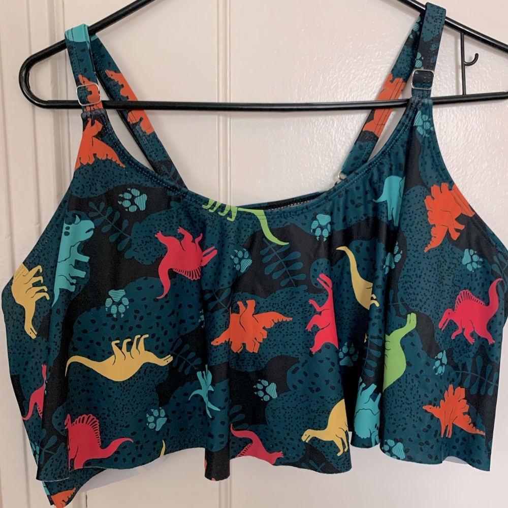 RoseGal / Flounce Top swimsuit / 2X - US 18